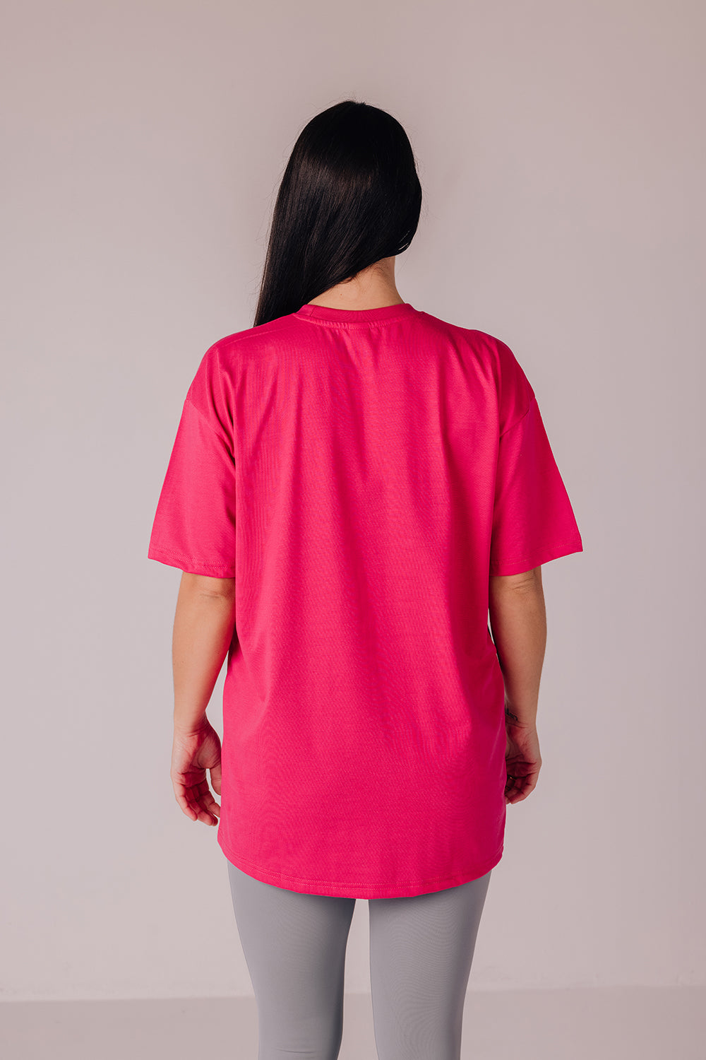 Palmfit Core Women’s Oversize Tshirt – Strawberry Pink
