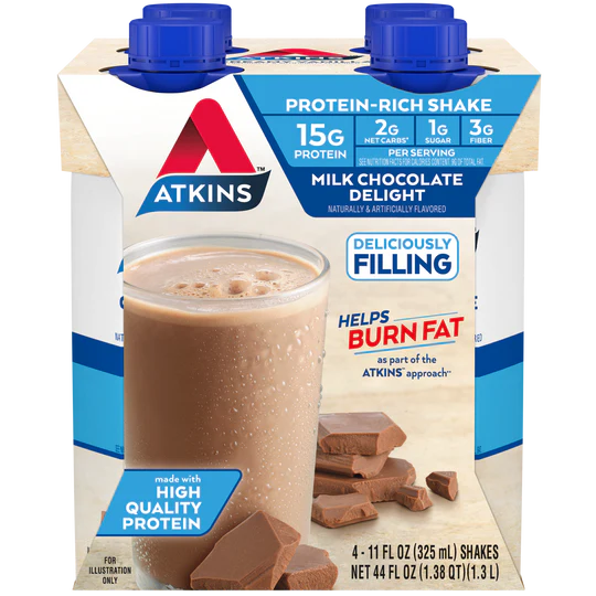 أتكينز RTD بروتين شيك الحليب والشوكولاتة ديلي