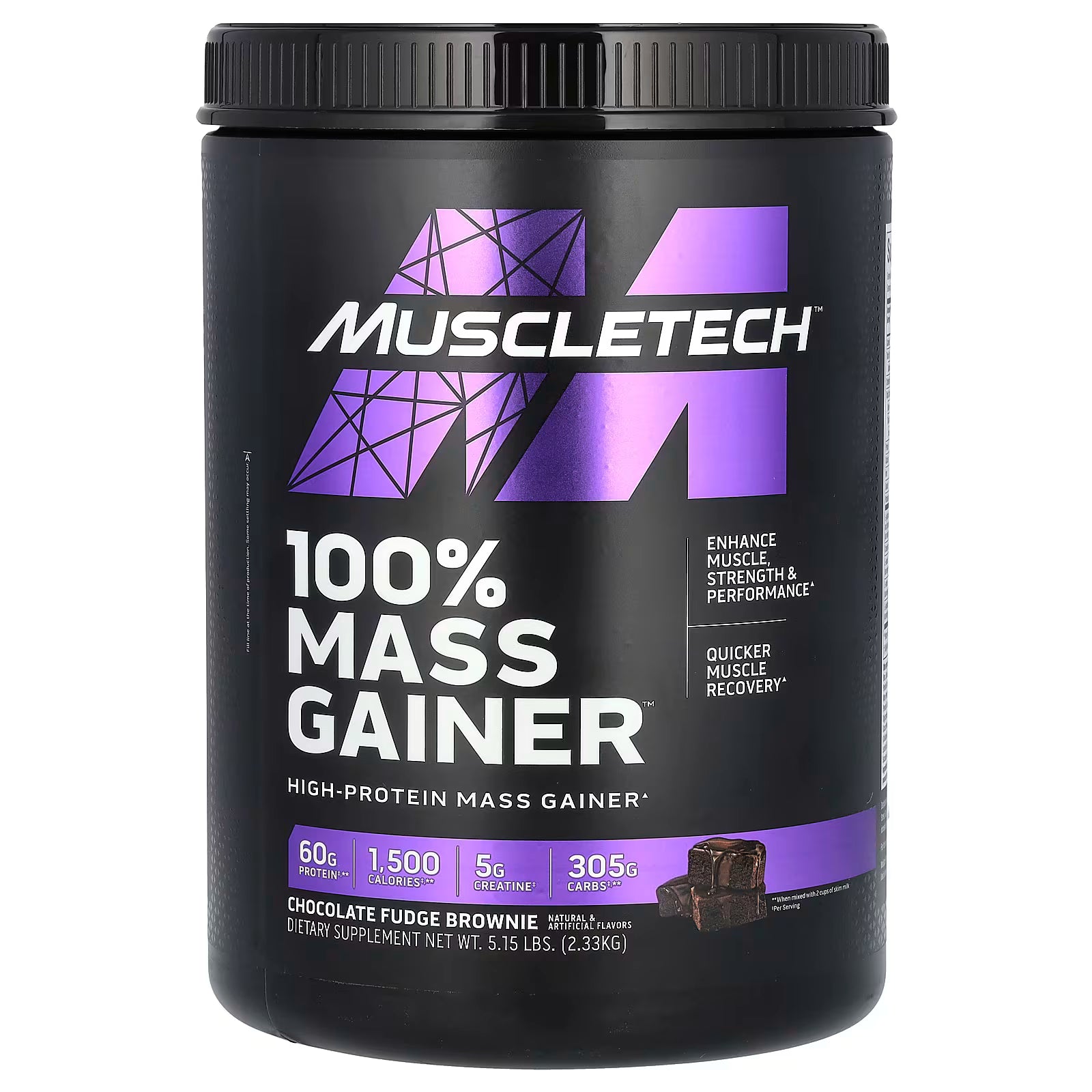 MuscleTech 100% Mass Gainer 5.15 lbs (2.33 kg)