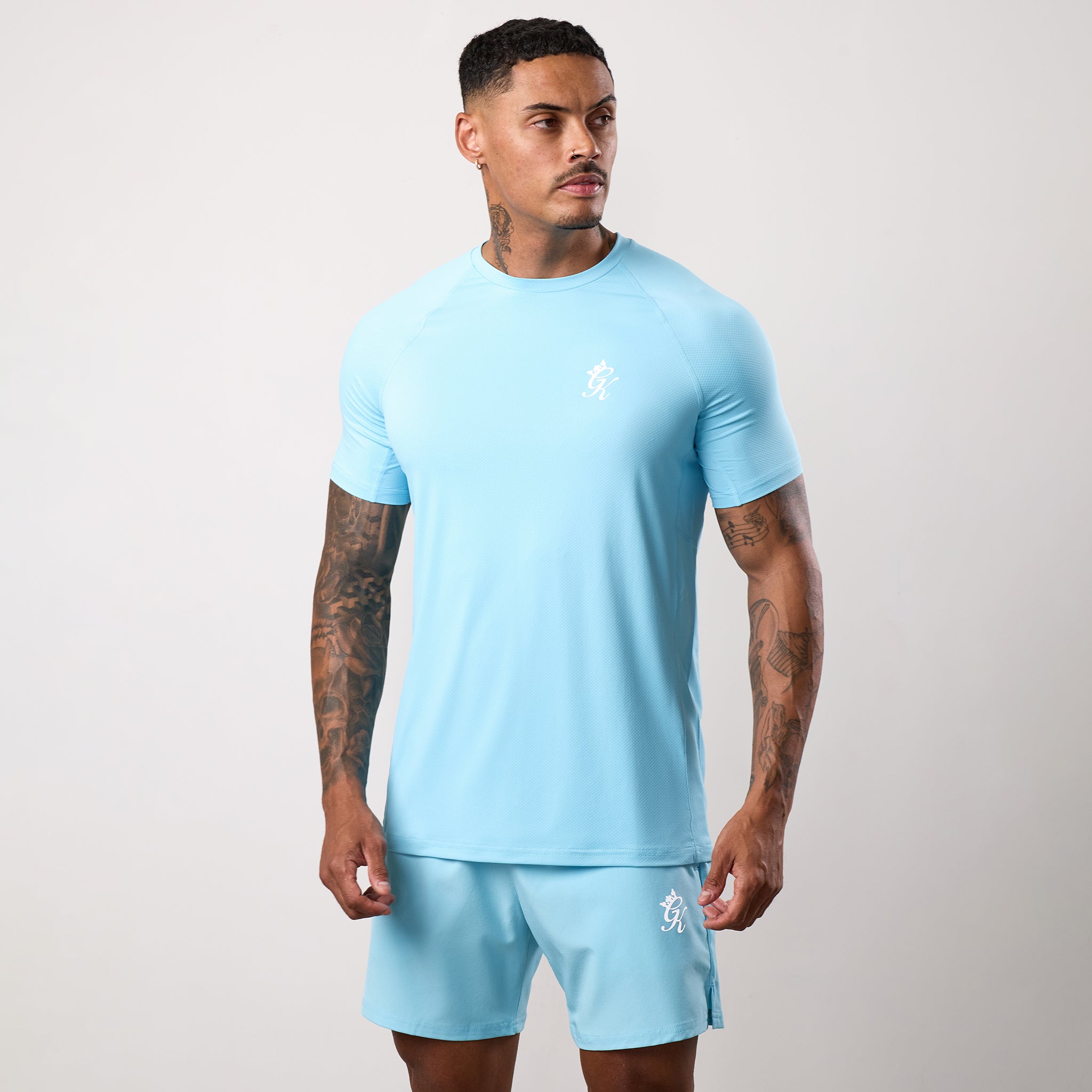 Gym King Energy Tee - Ibiza Blue