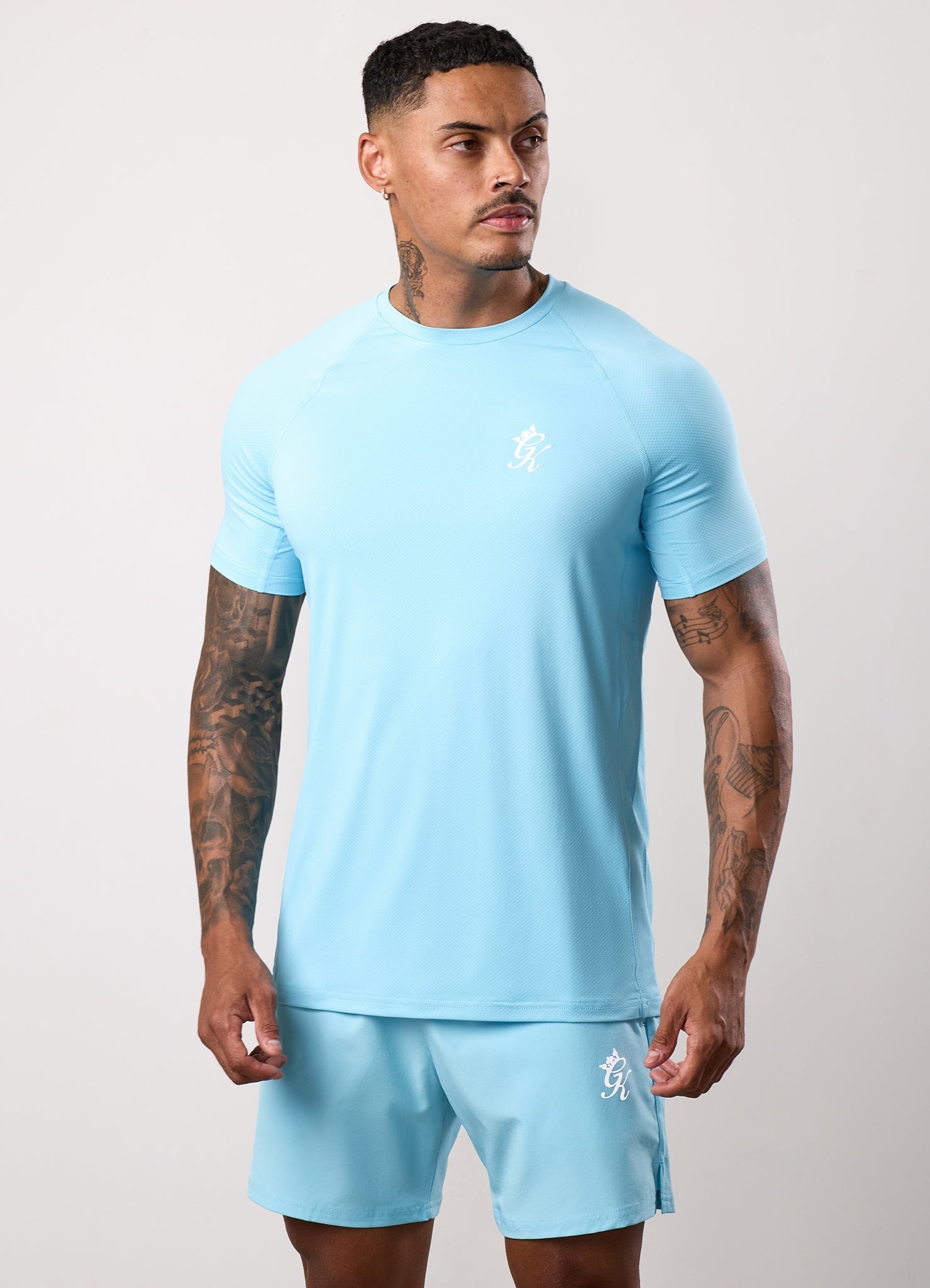 Gym King Energy Tee - Ibiza Blue