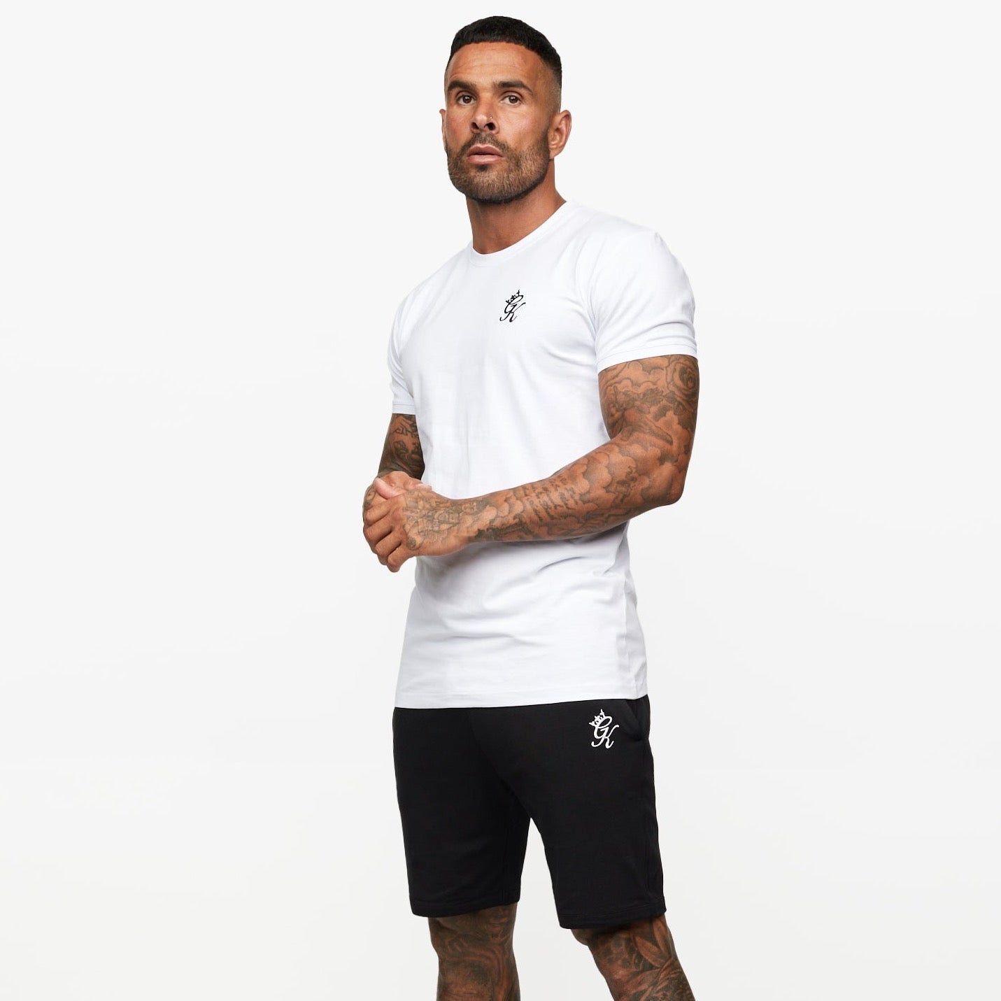 Gym King Fundamental Jersey Tee - White
