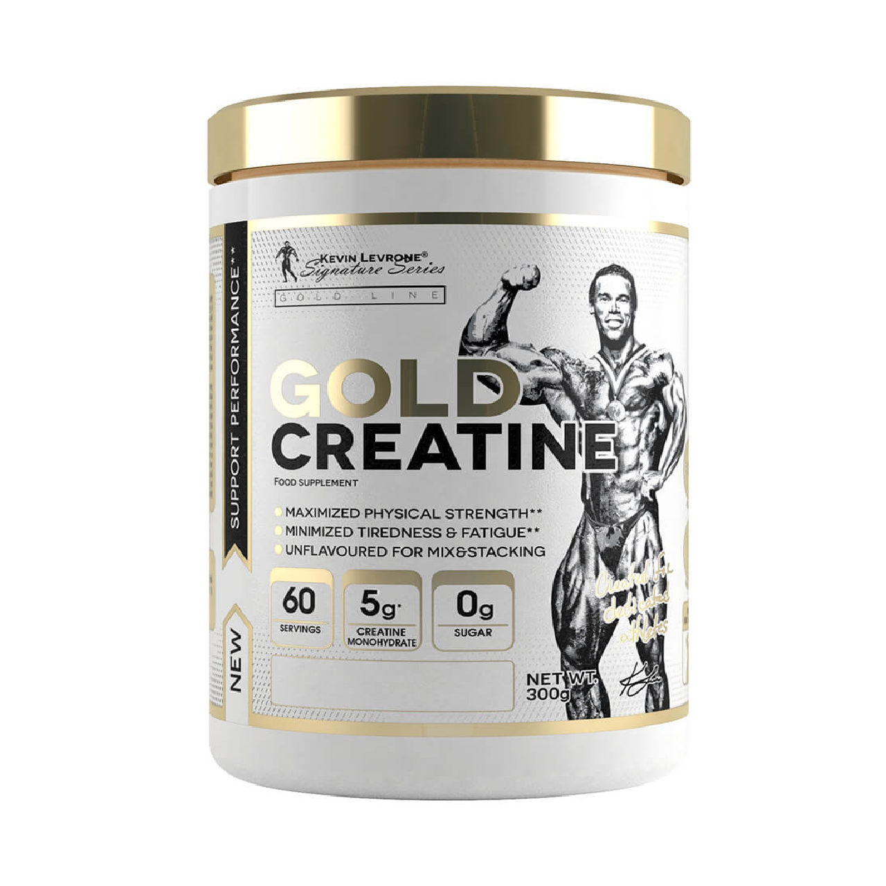 Kevin Levrone Gold Creatine, Unflavored, 300 Gm