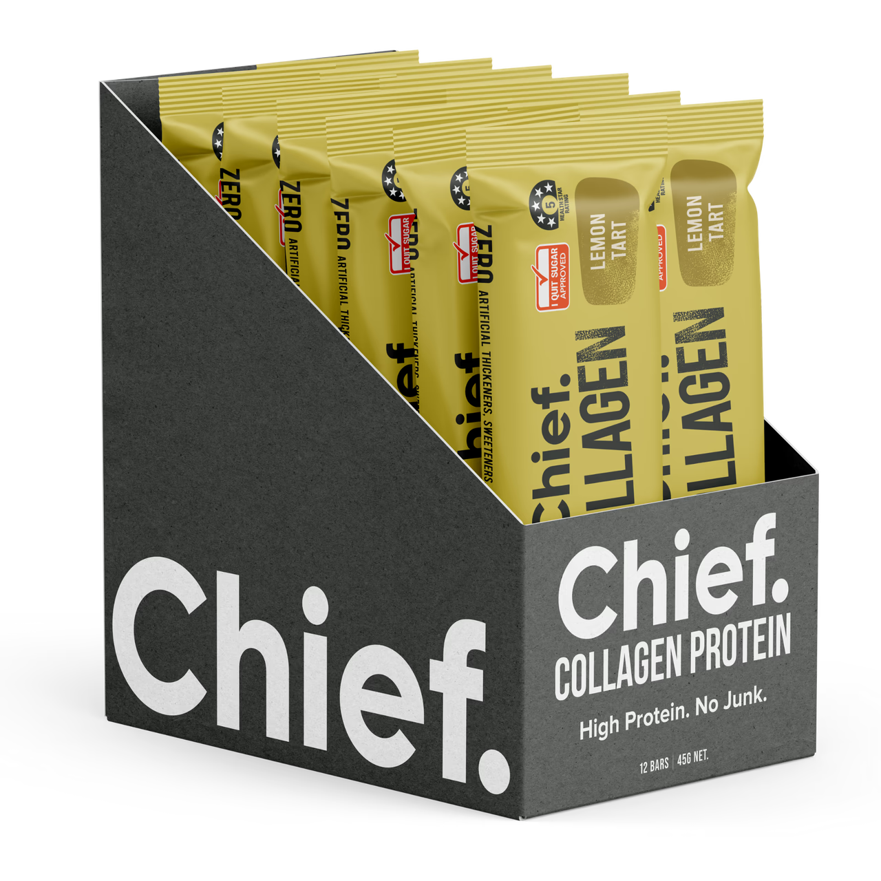 Chief Collagen Lemon Tart Protein Bars