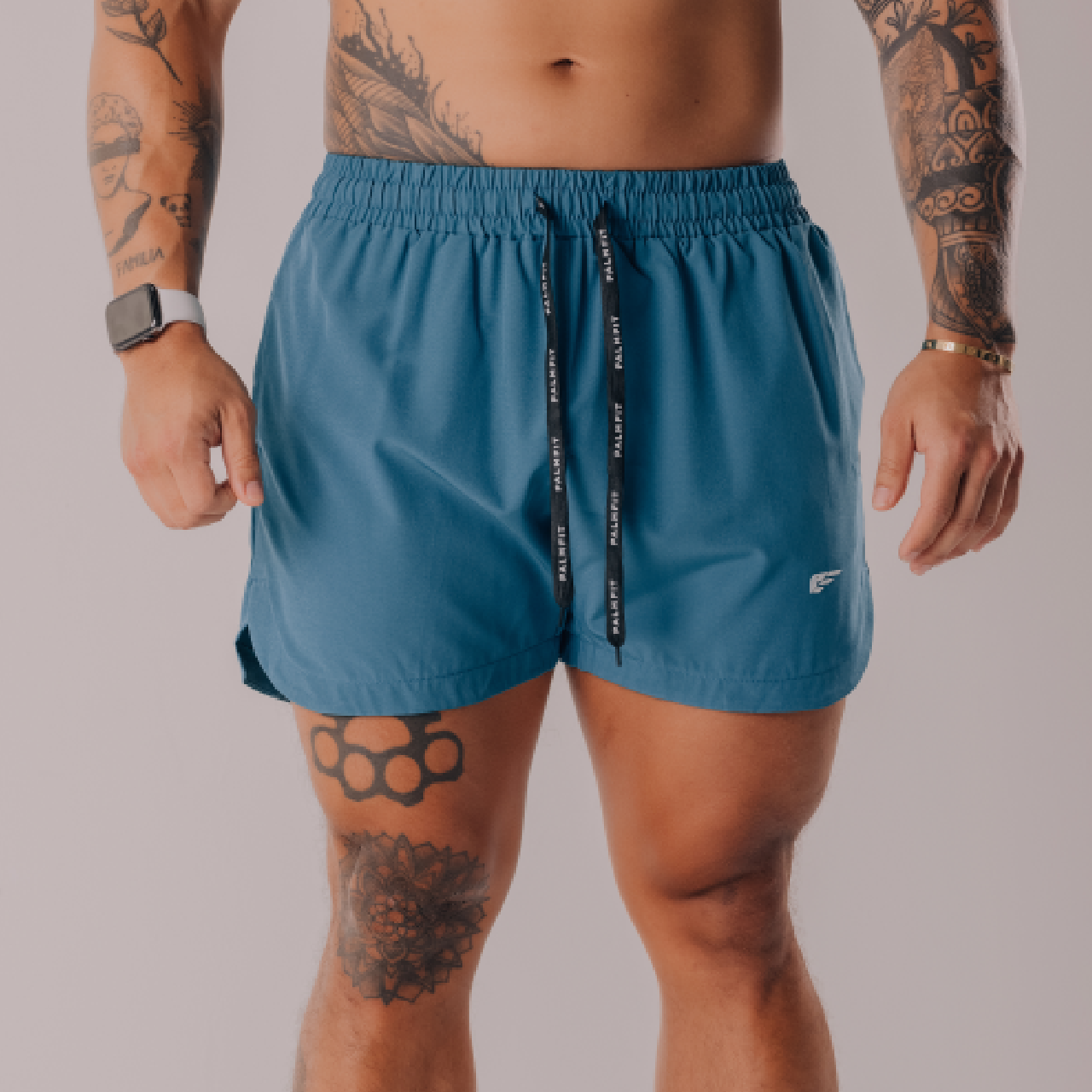 شورت بالمفيت كور، أزرق ستيل