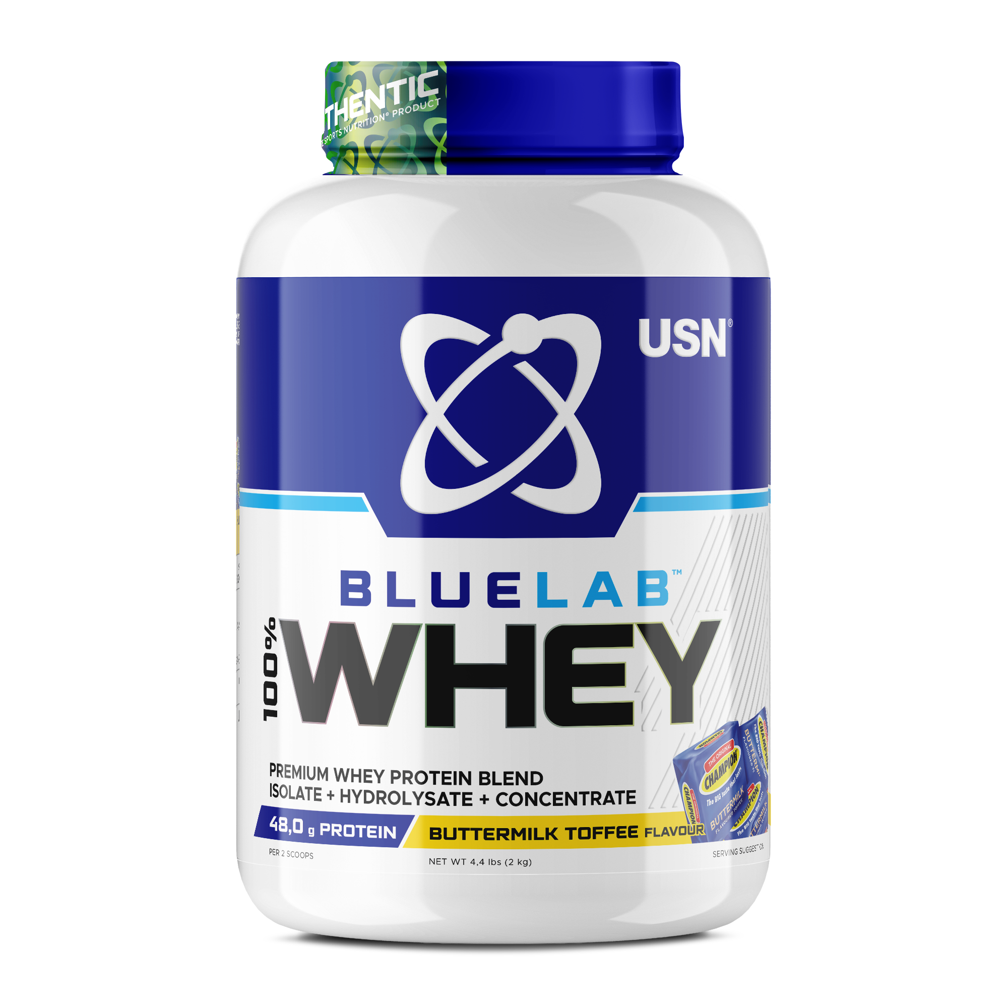 USN Blue Lab Whey Protein 2kg (4.5lb)