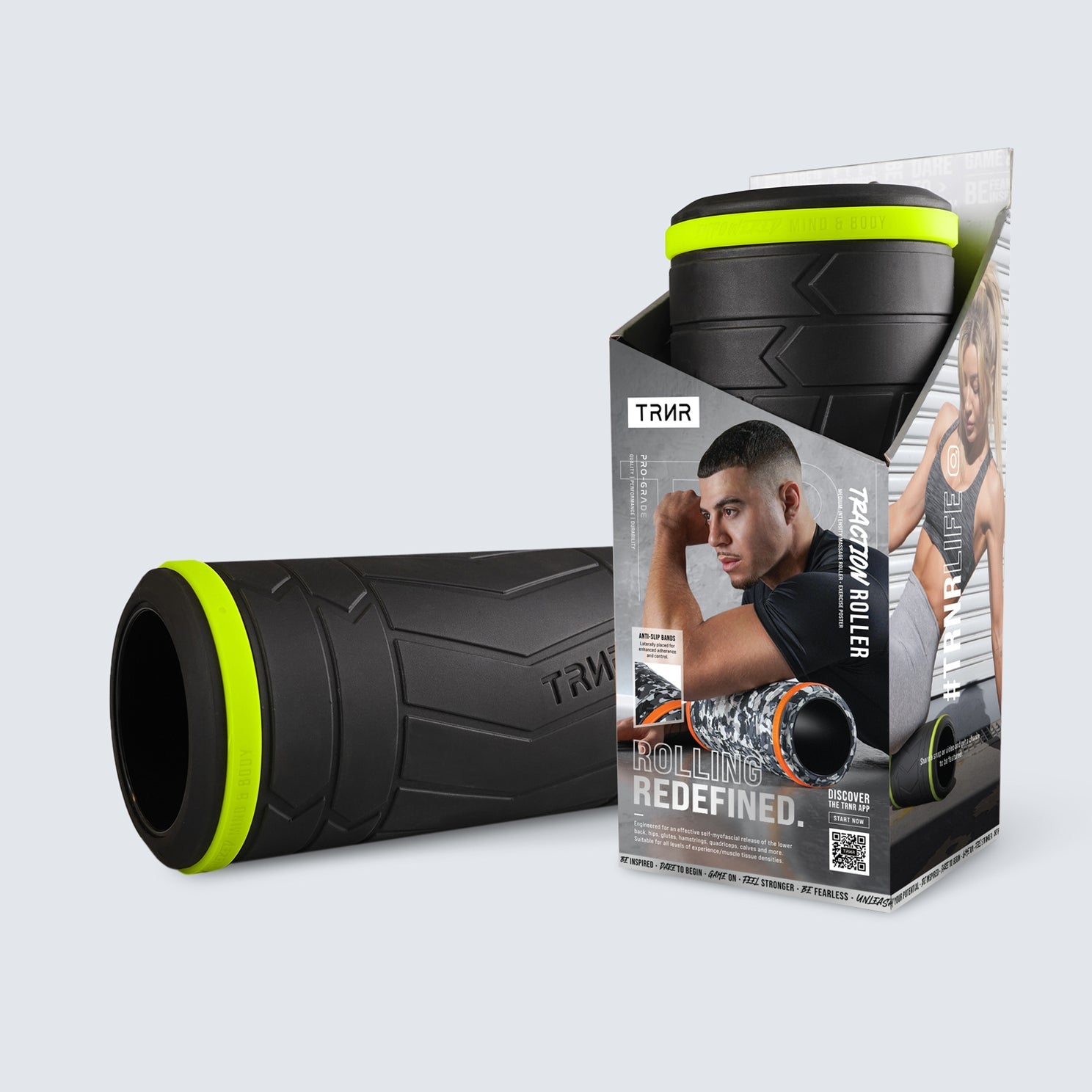 TRNR Traction Roller, Medium-intensity Massage Roller