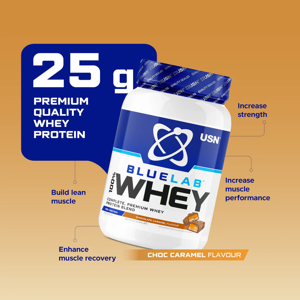 USN Blue Lab Whey Protein 2kg (4.5lb)