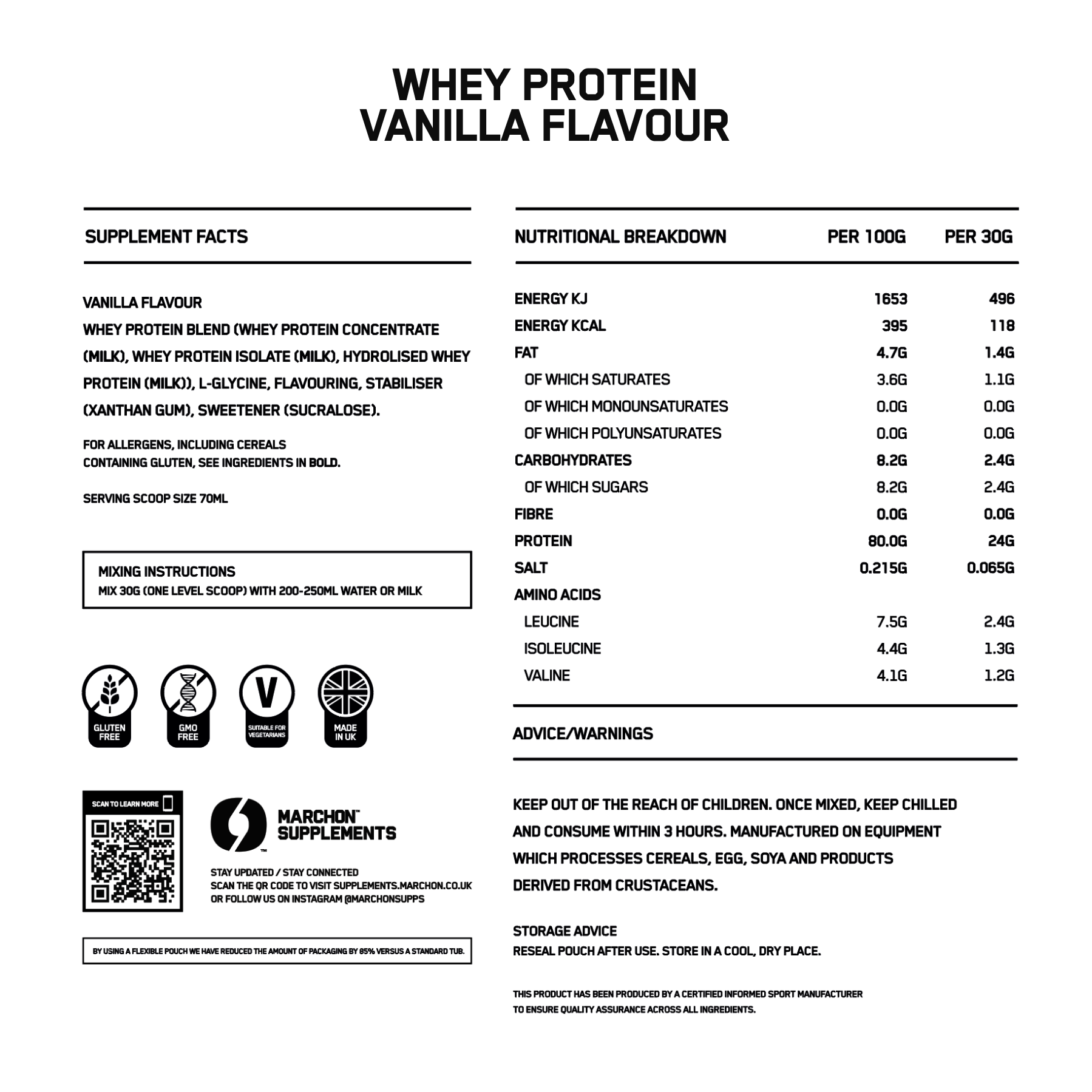 MARCHON Whey Protein 2KG