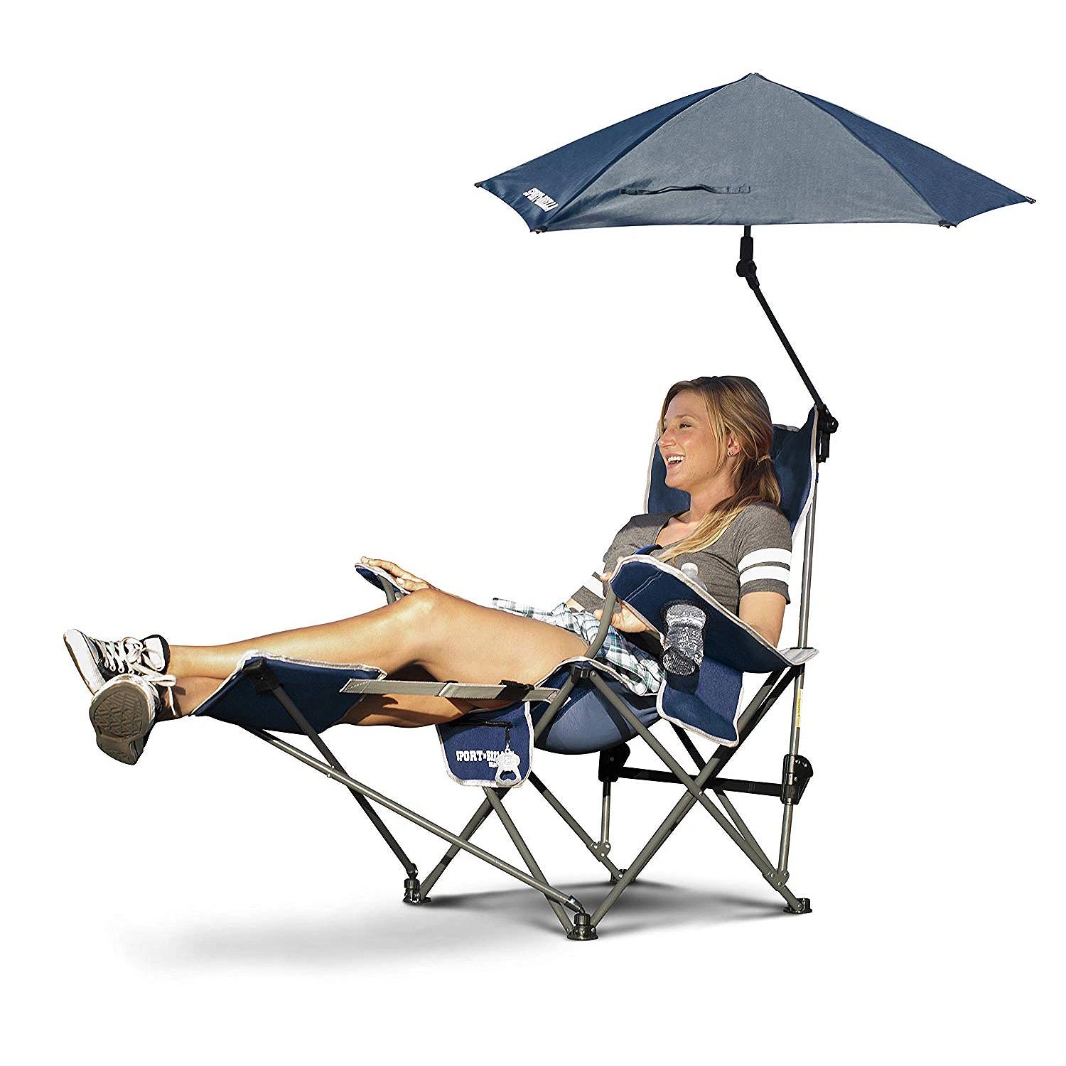 Sport Brella Recliner Chair - Midnight Bue