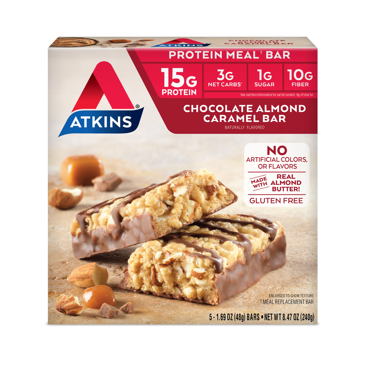 Atkins Chocolate Almond Caramel Bar