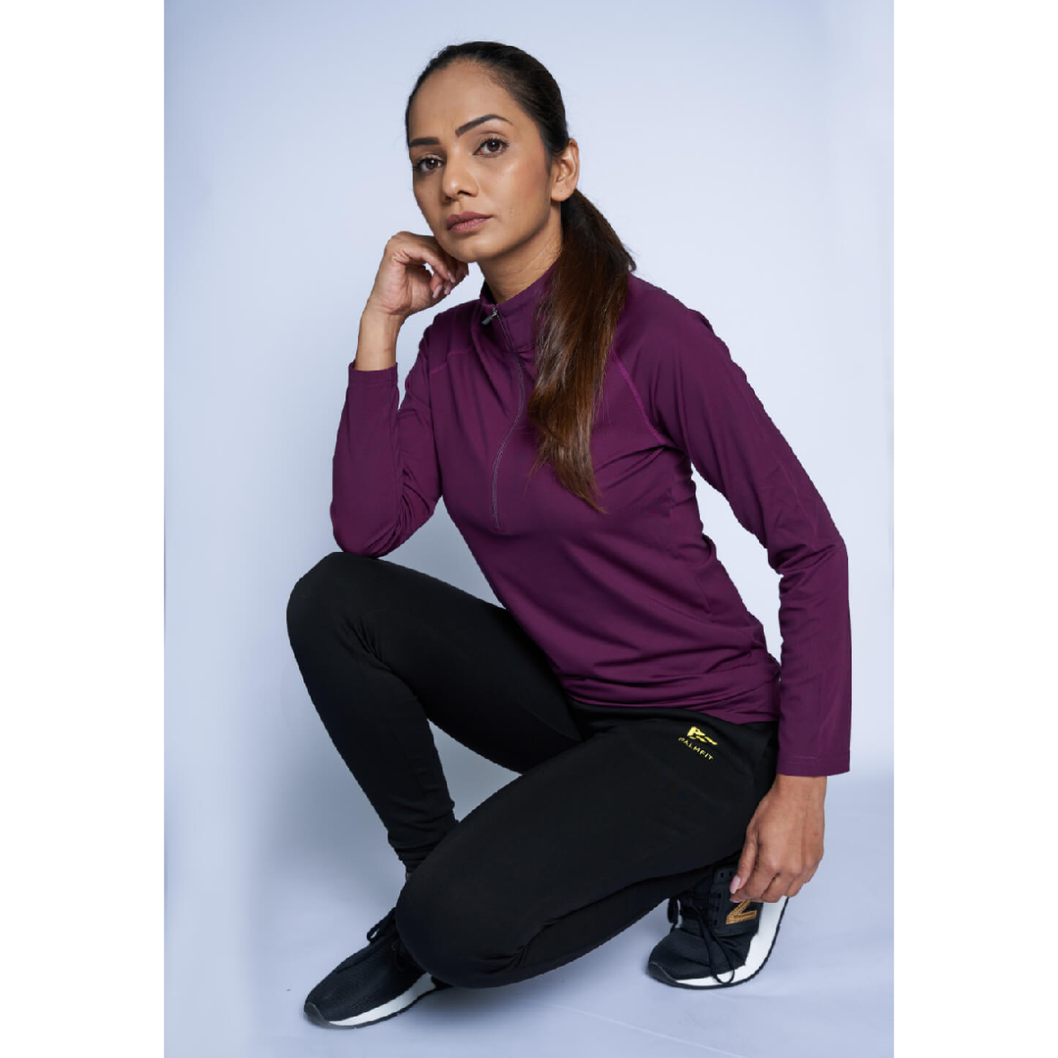 بنطال رياضة بالم فيت كومفورت، أسود