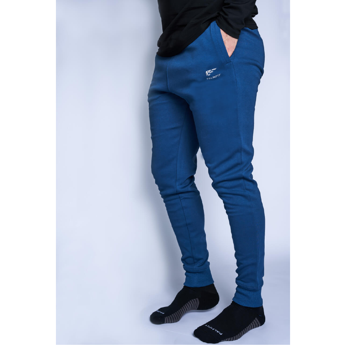 بنطال بالم فيت كومفورت للركض، أزرق