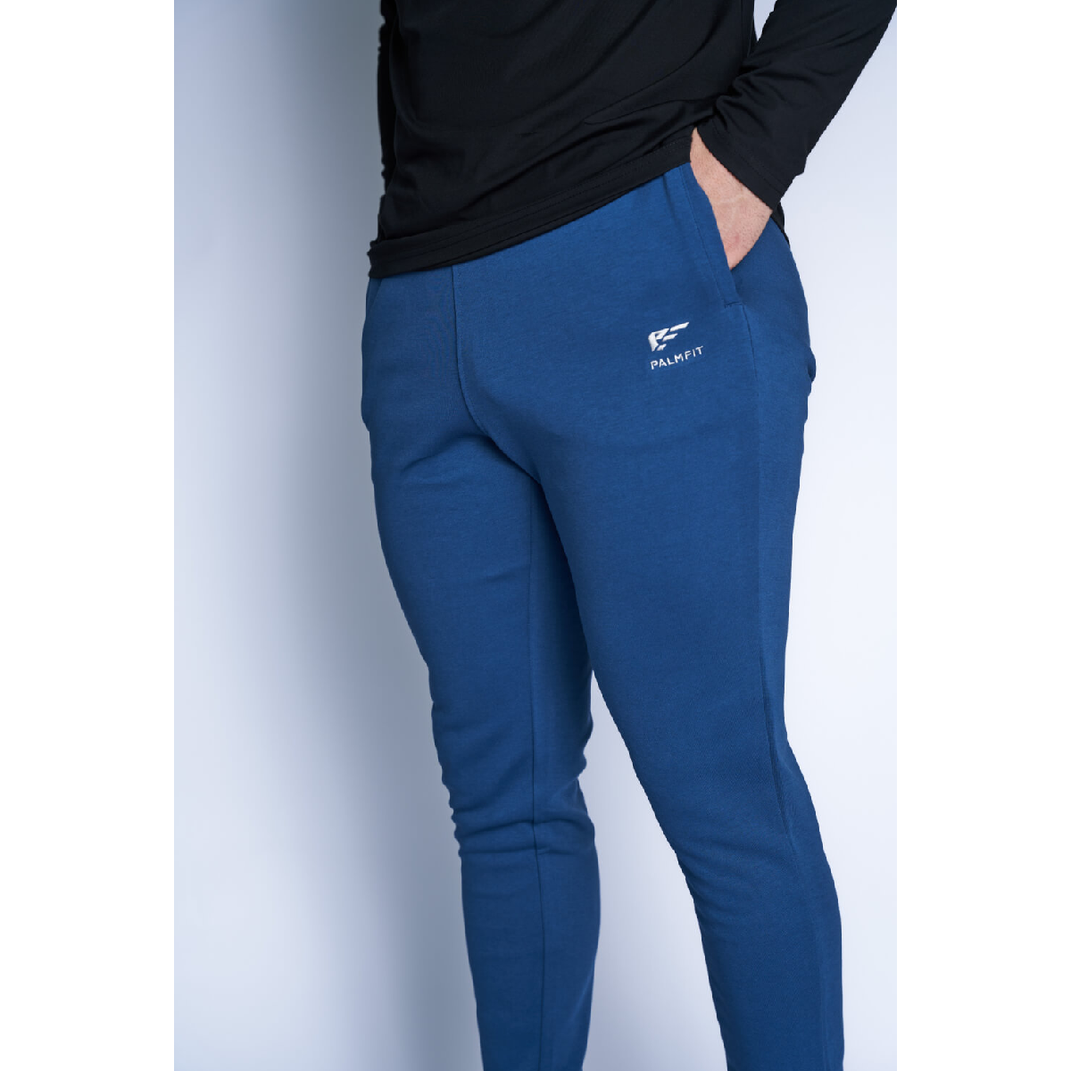 بنطال بالم فيت كومفورت للركض، أزرق
