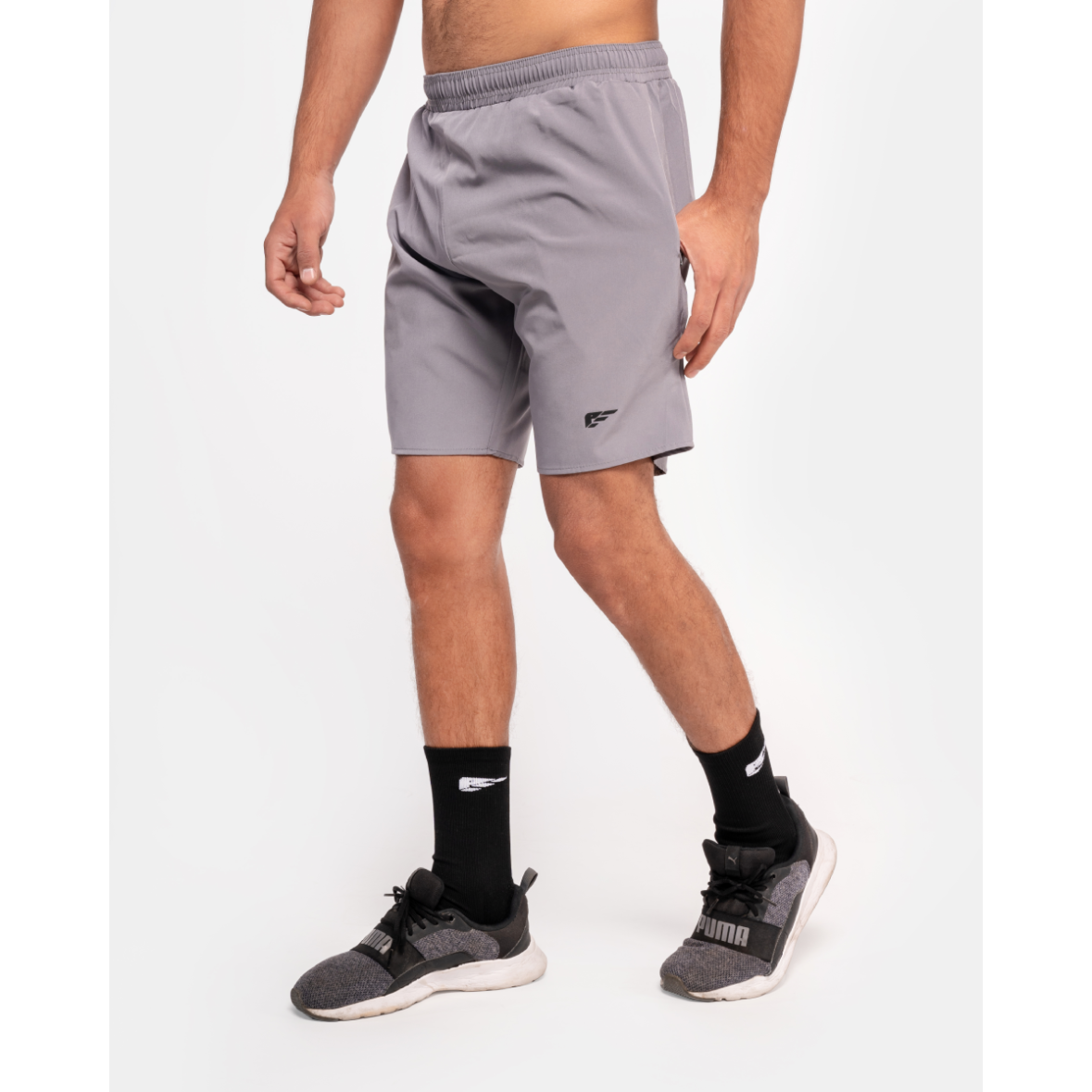 Palmfit Elevate شورت، رمادي