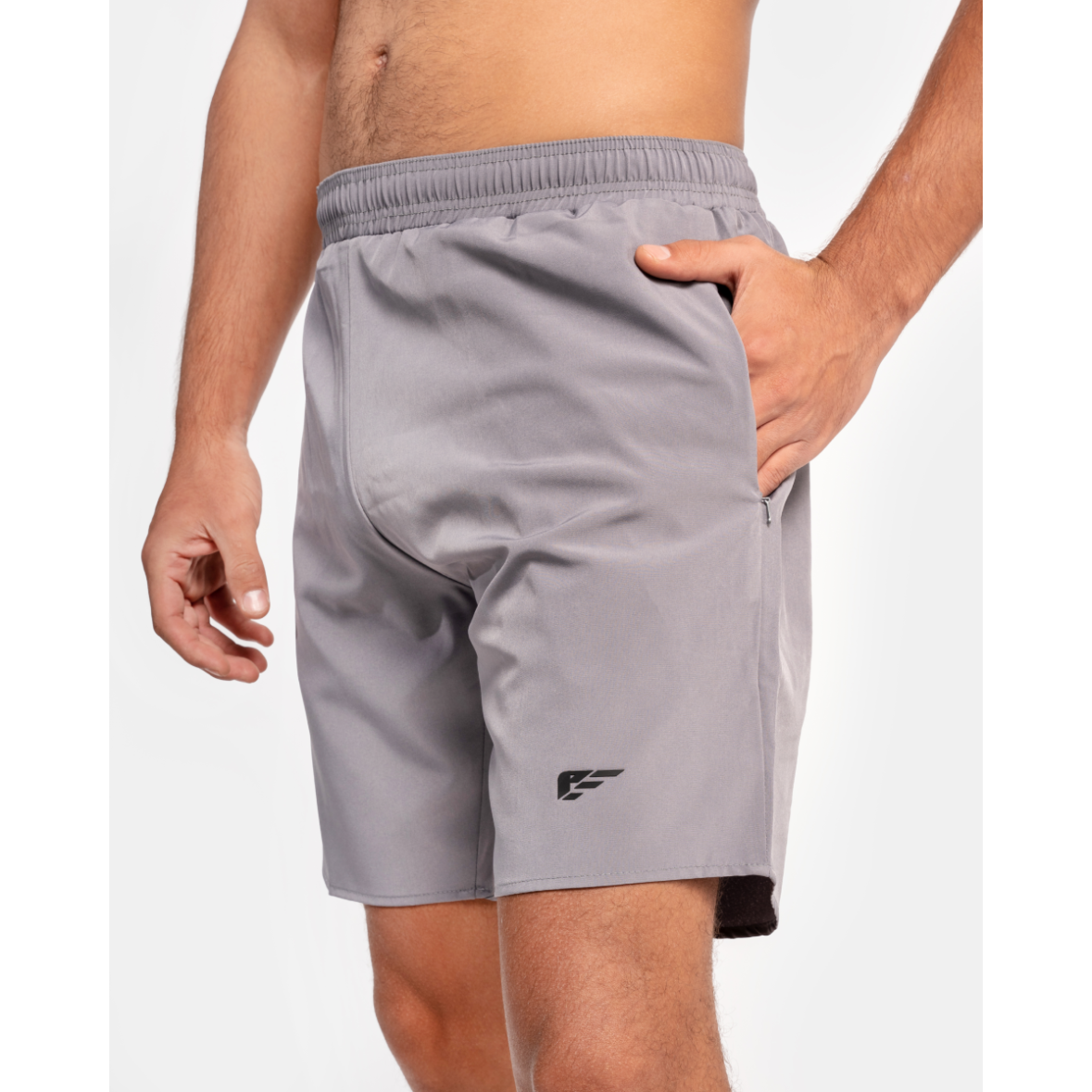 Palmfit Elevate شورت، رمادي