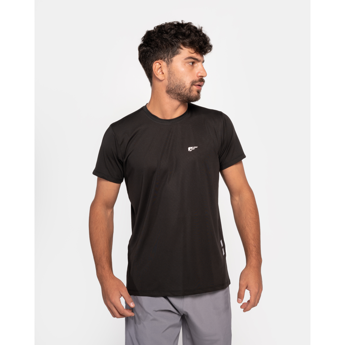 تي شيرت Palmfit Elevate، أسود