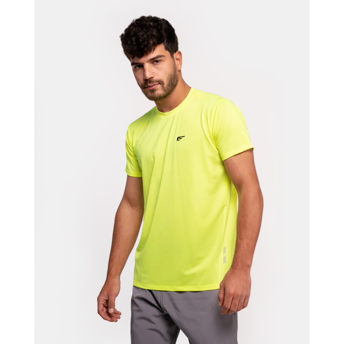 تي شيرت Palmfit Elevate، باللون النيون