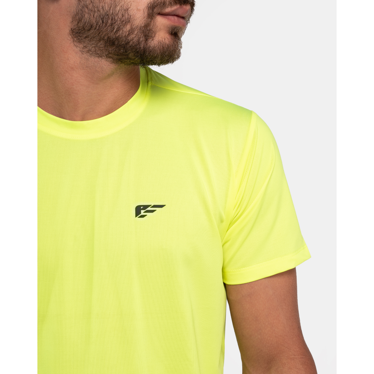 تي شيرت Palmfit Elevate، باللون النيون