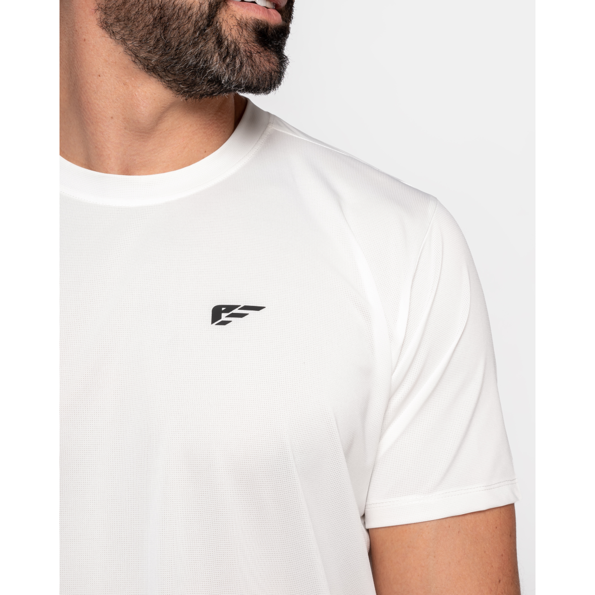 تي شيرت Palmfit Elevate، أبيض