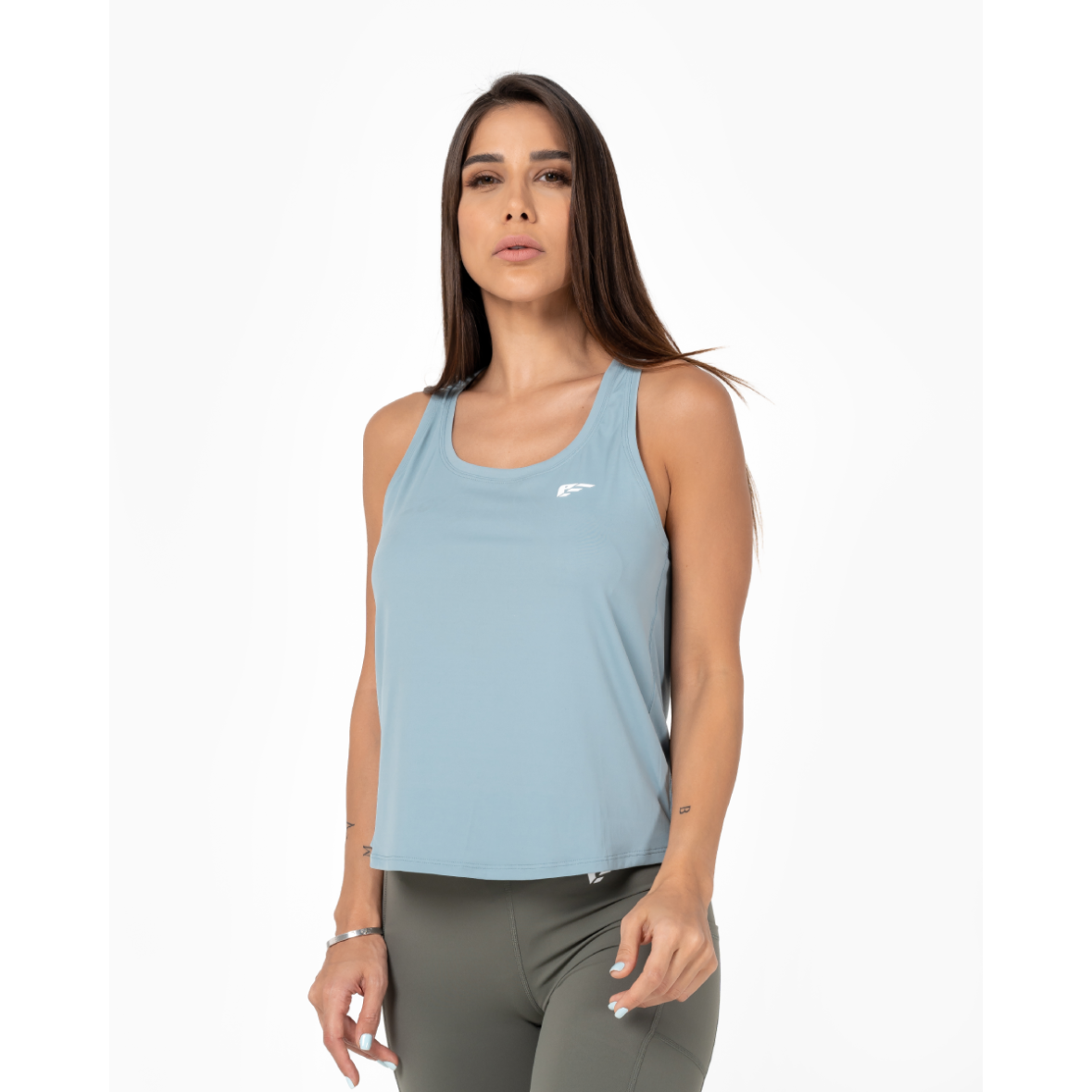 قميص Palmfit Evolve 2.0 بدون أكمام، باللون الأخضر المخضر