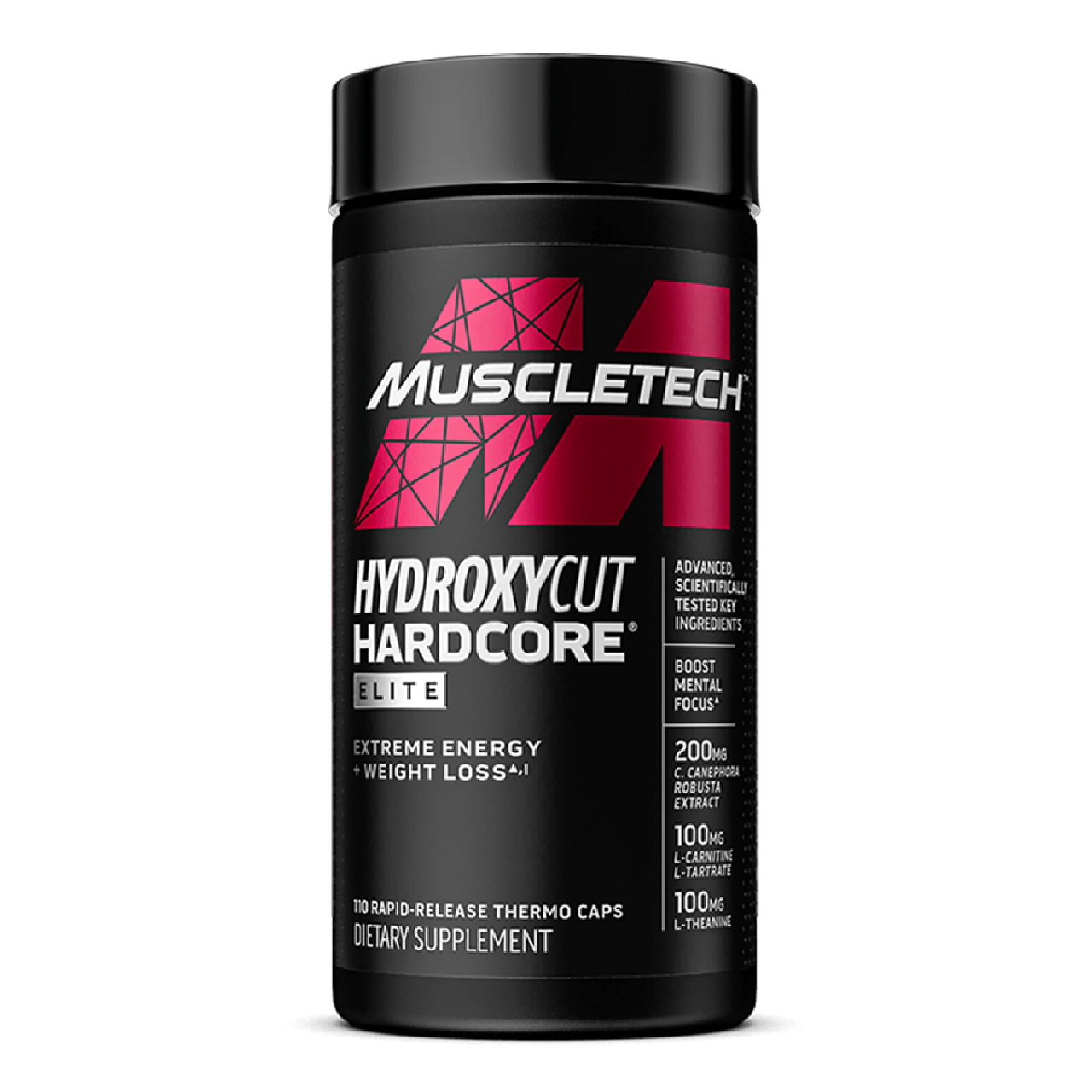 MuscleTech Hydroxycut Hardcore Elite, 110 Capsules