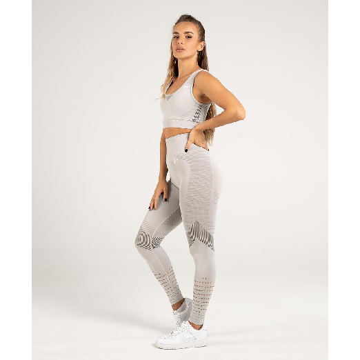 Palmfit Balance طماق بدون خياطة، رمادي فلكي