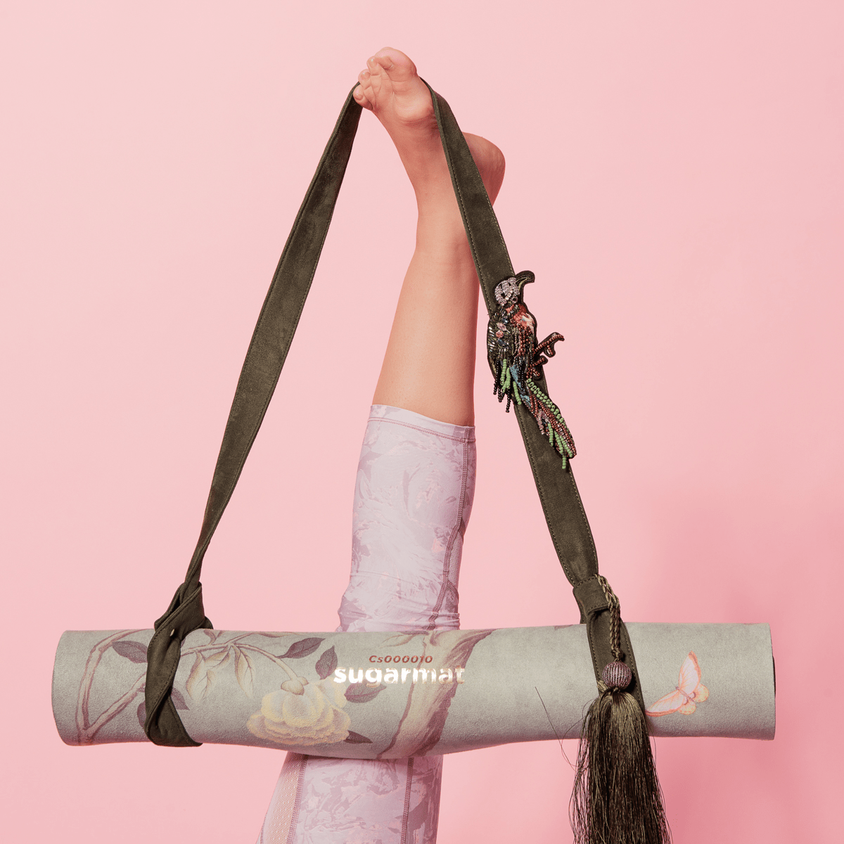 Yoga mat strap Sugarmat Jade Chinoise Yoga Strap