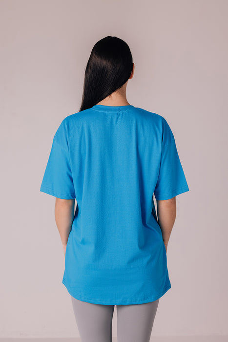 Palmfit Core Women’s Oversize Tshirt – Baby Blue