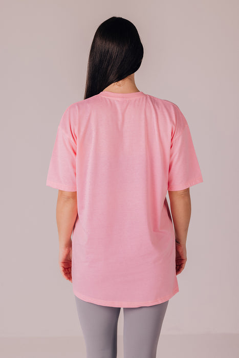 Palmfit Core Women’s Oversize Tshirt – Baby Pink
