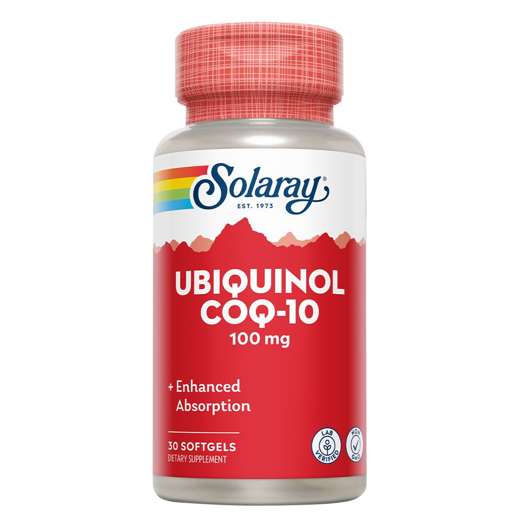 Solaray Ubiquinol CoQ-10 100mg, 30's Softgel