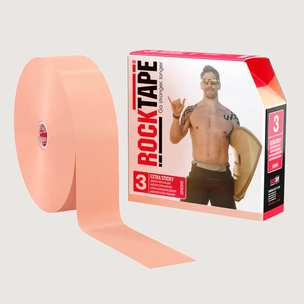 شريط علم الحركة العادي من Rocktape مقاس 5 سم × 32 م