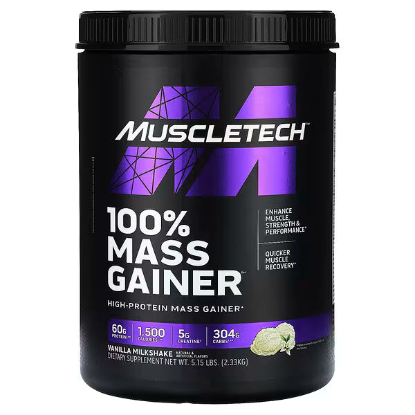 MuscleTech 100% Mass Gainer 5.15 lbs (2.33 kg)