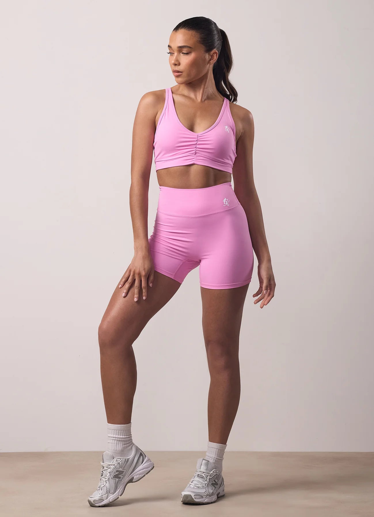 Gym King 365 Scrunch Short - Bubblegum Pink