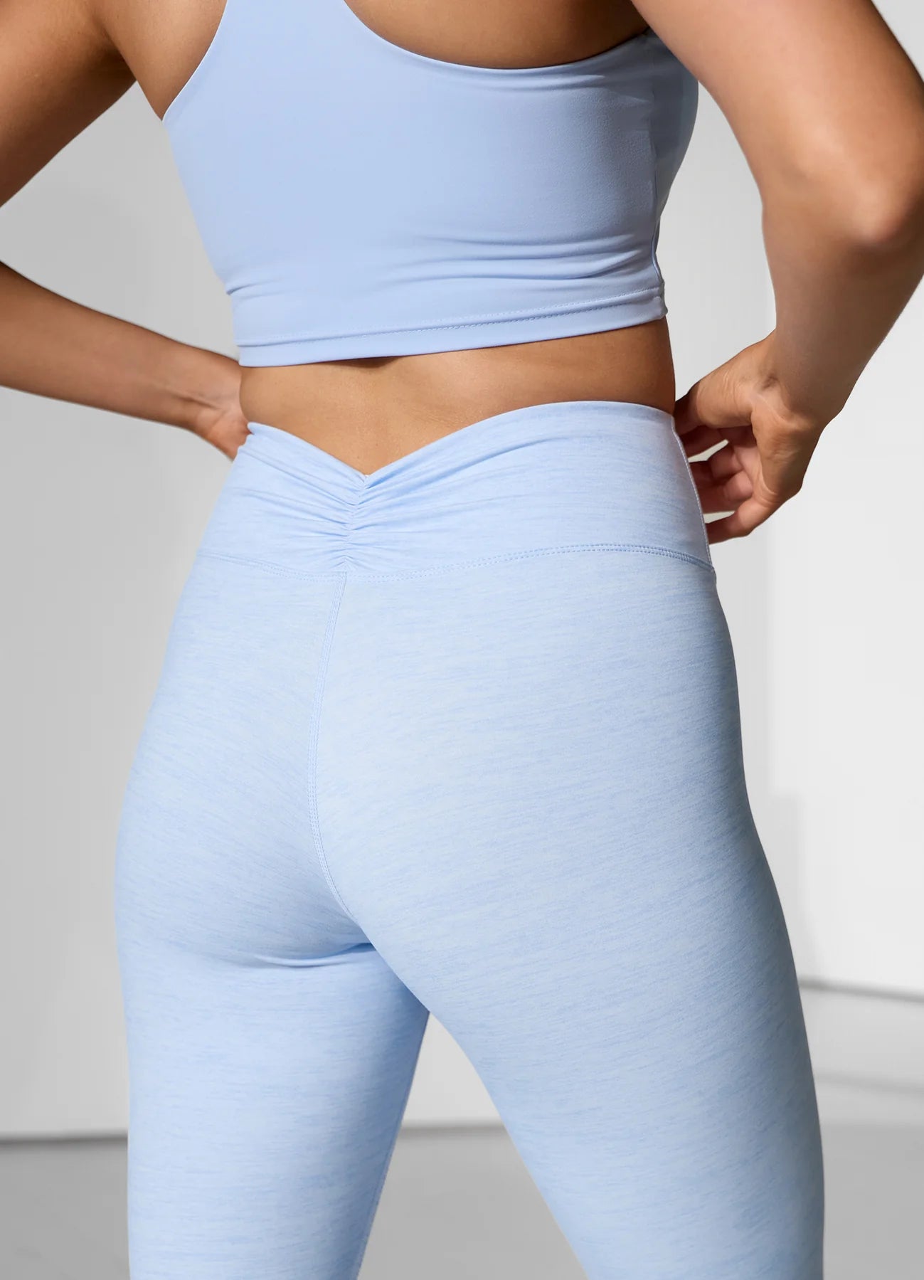 Gym King 365 Scrunch Legging - Hydrangea Blue Grindle
