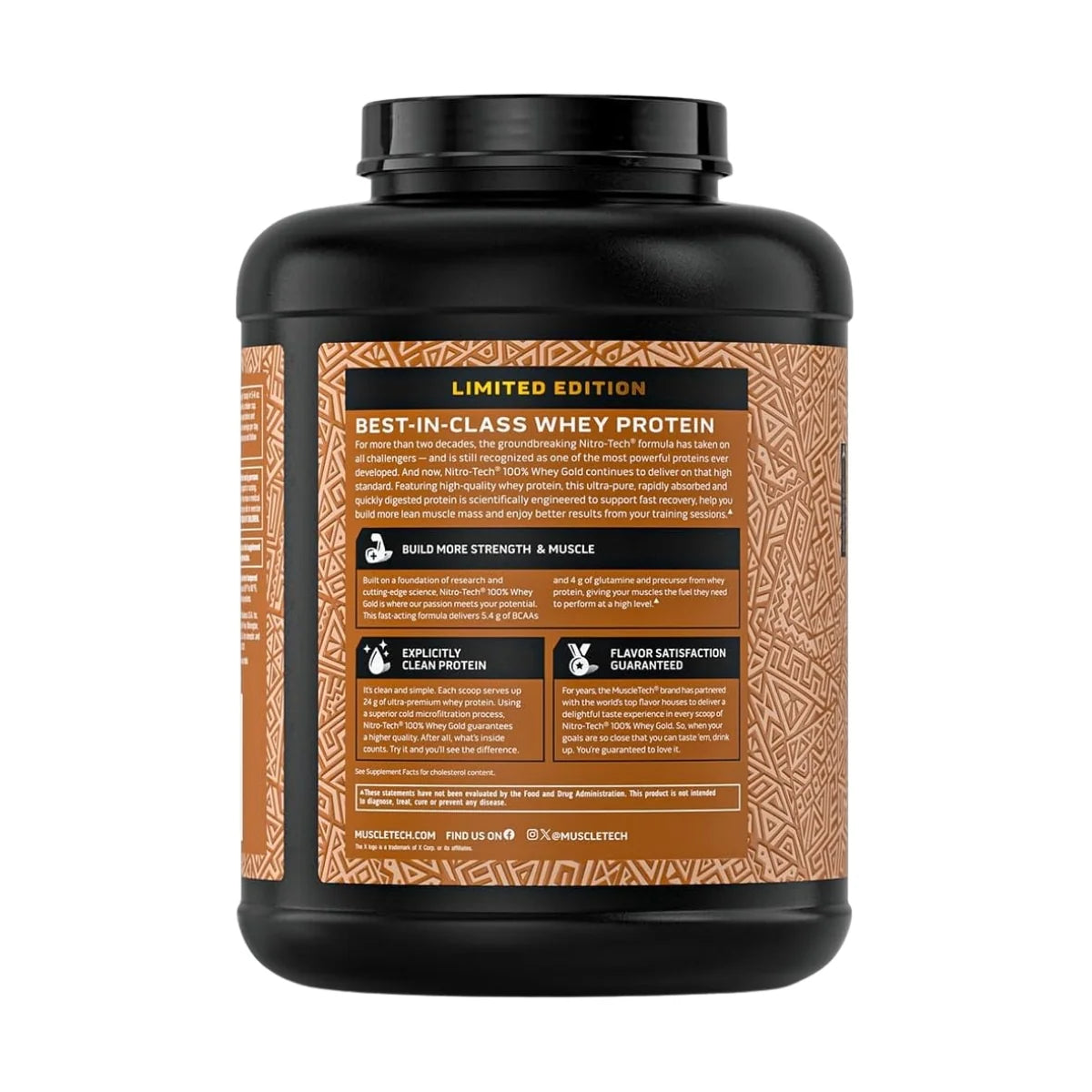 MuscleTech Nitro Tech 100% Whey Gold 5 lbs