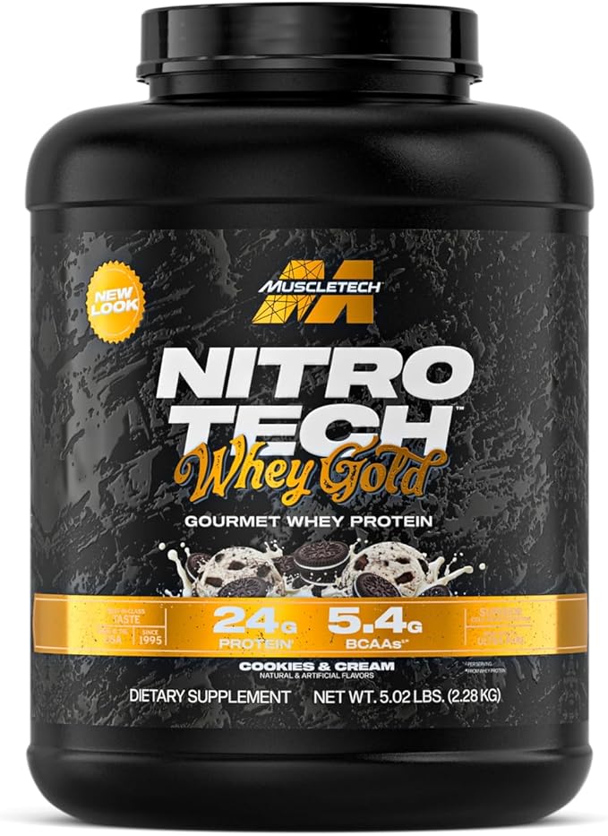 MuscleTech Nitro Tech 100% Whey Gold 5 lbs