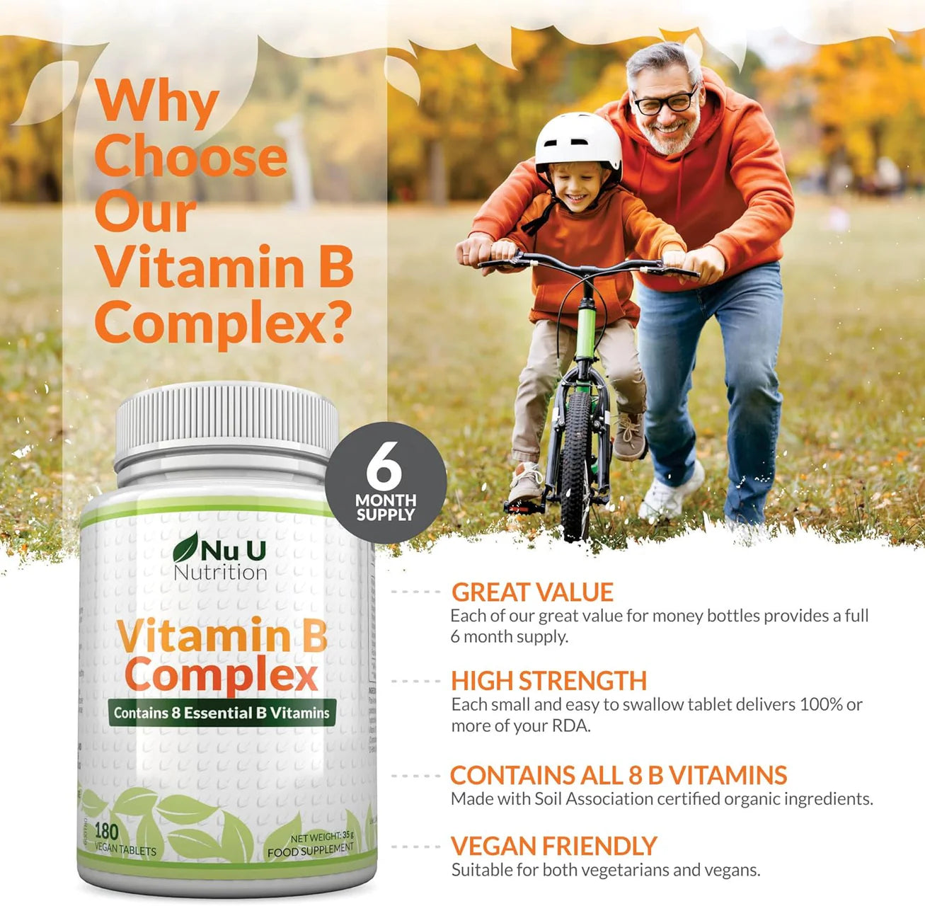 Nu U Nutrition Vitamin B Complex