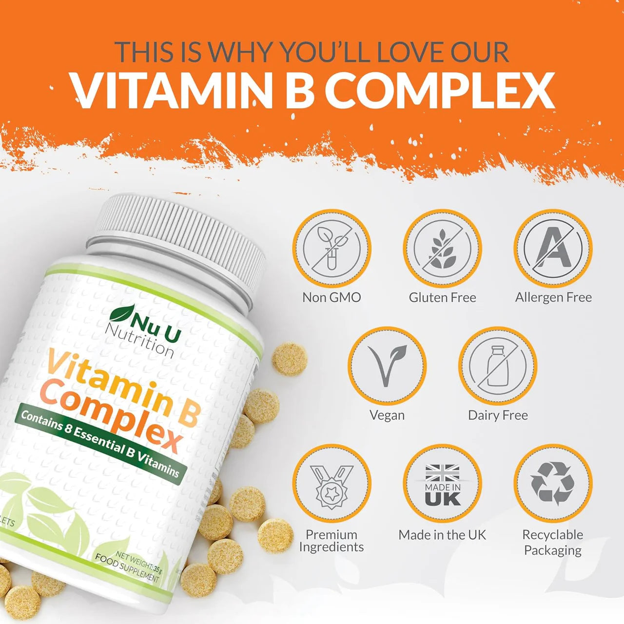 Nu U Nutrition Vitamin B Complex