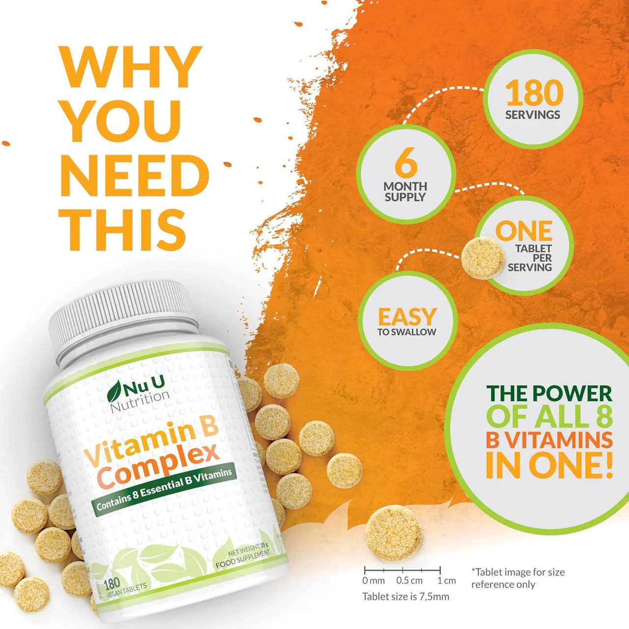 Nu U Nutrition Vitamin B Complex