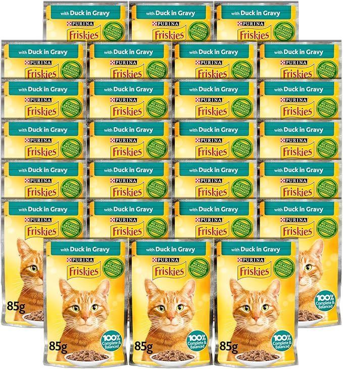 Purina Friskies Pouch Duck 85g  X 26 Sachets (Pcs)