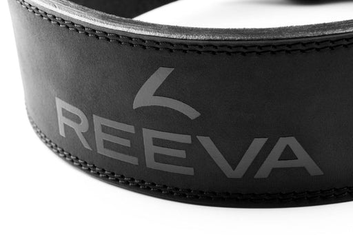 Reeva Buffalo Leather Lifting Belt with Stainless Steel Buckle (10MM)