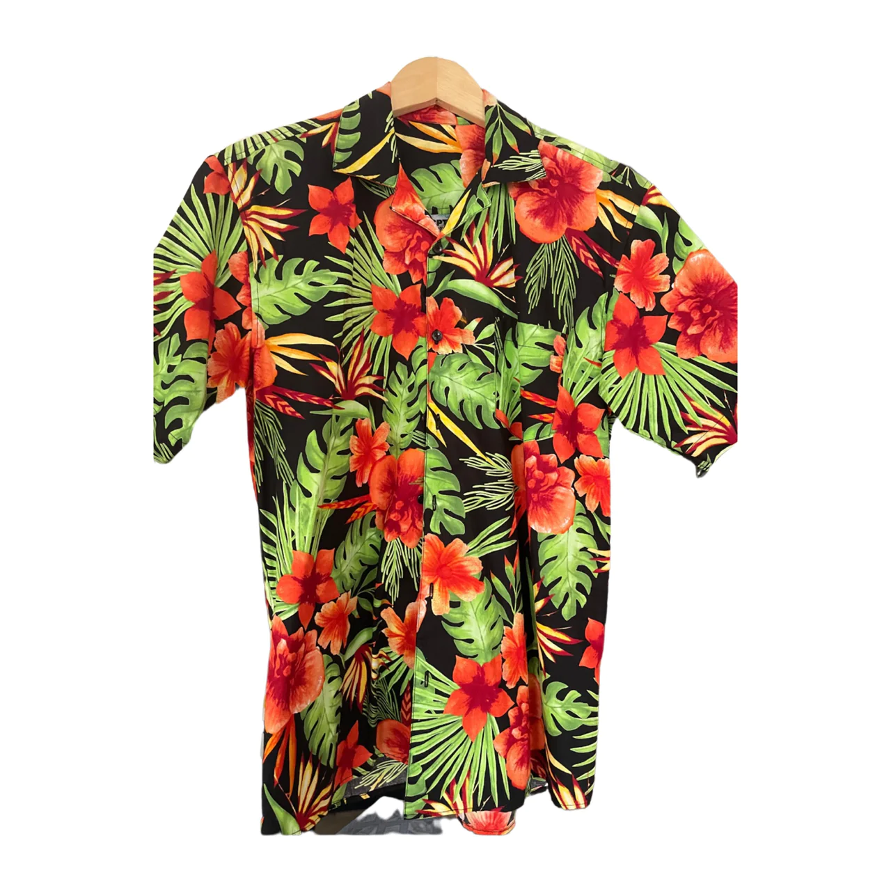 CPTN The Green Red Flower shirt