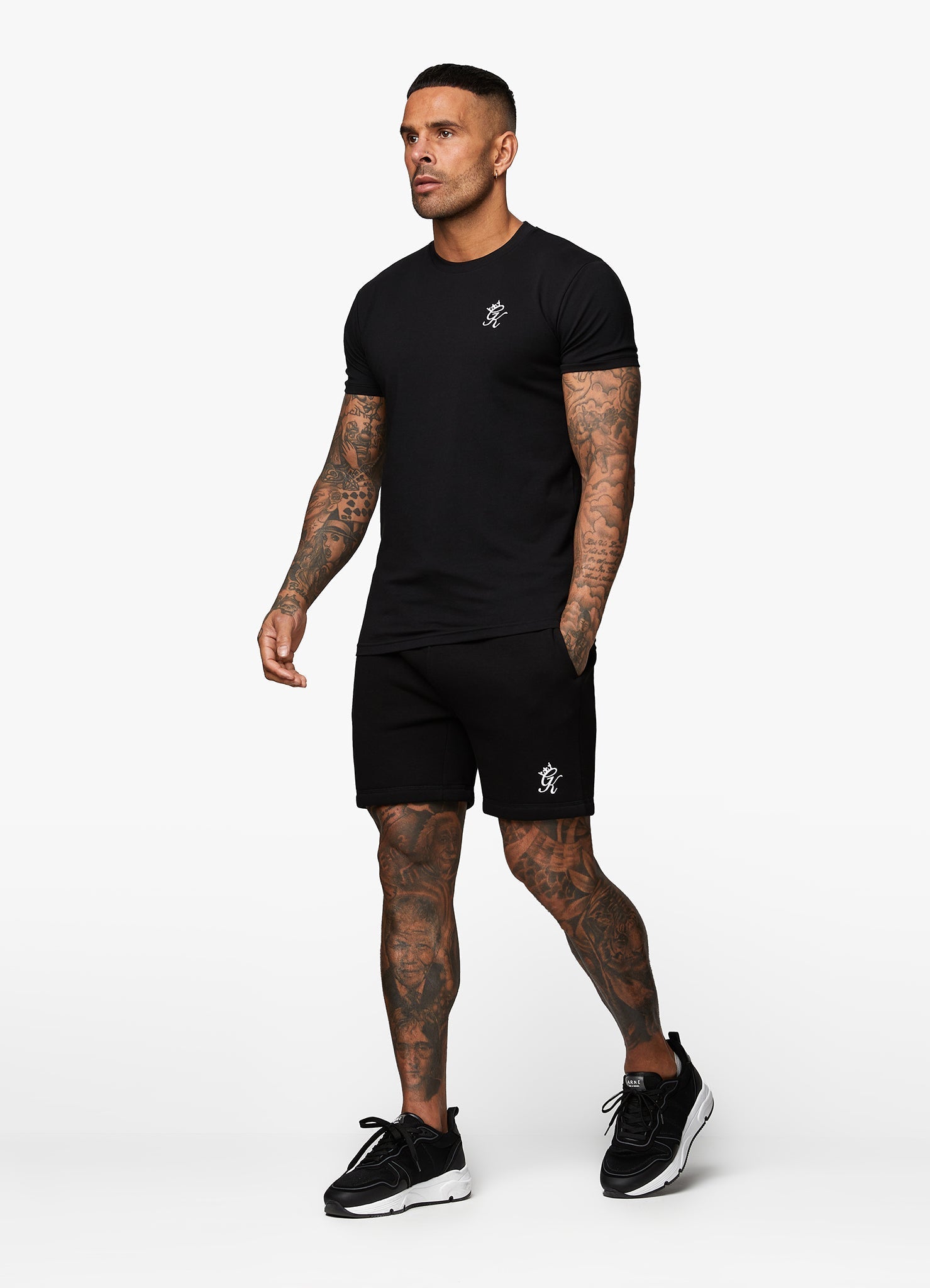 Gym King Fundamental Jersey Tee - Black