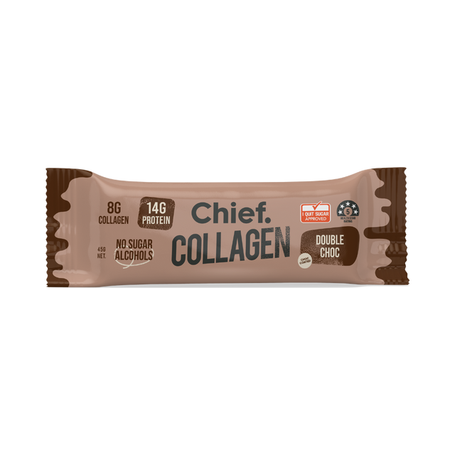 Chief Collagen Protein Double Chocolate Bar (12 bars)