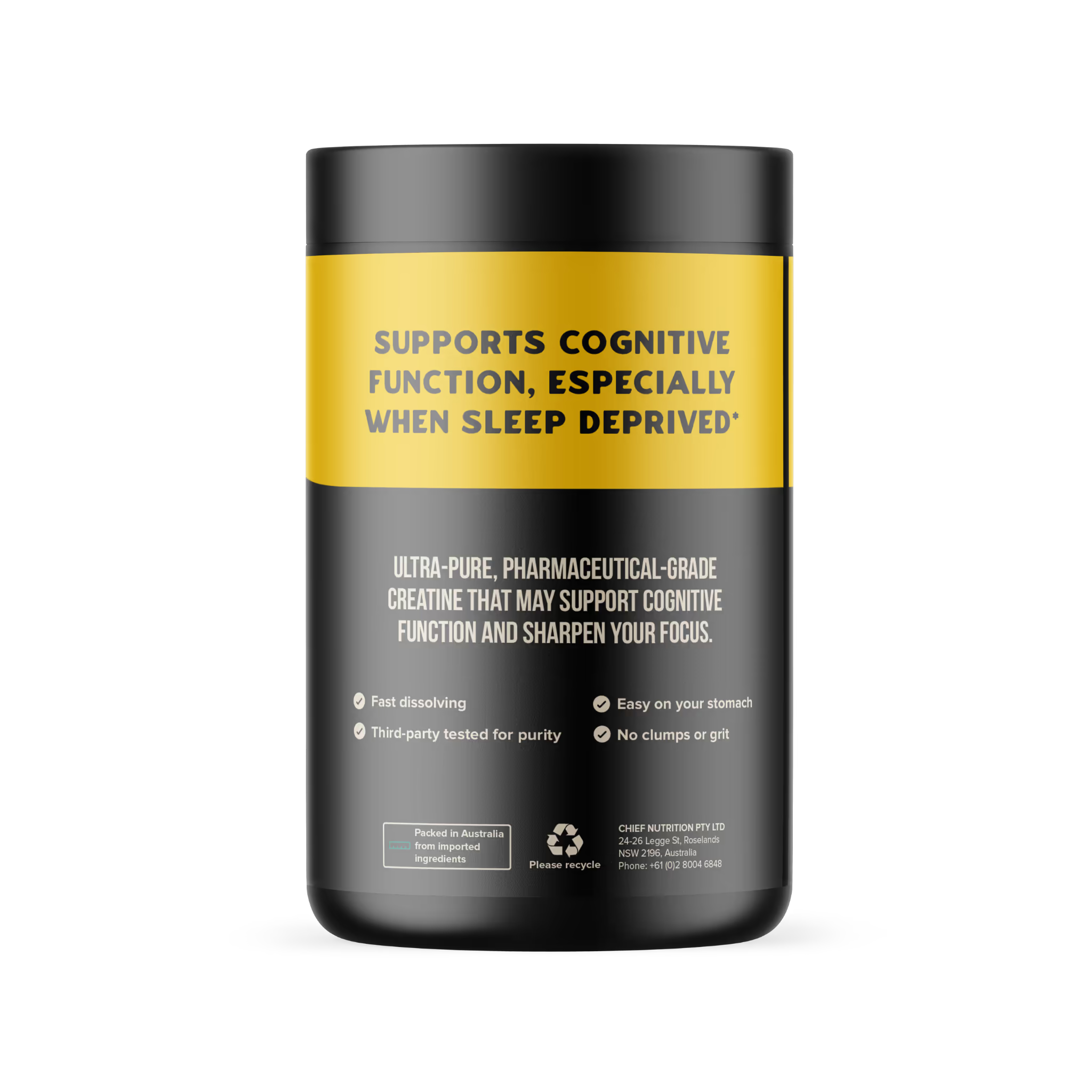 Chief Creatine Monohydrate 100% Pure Micronised (300g) – Lab Tested