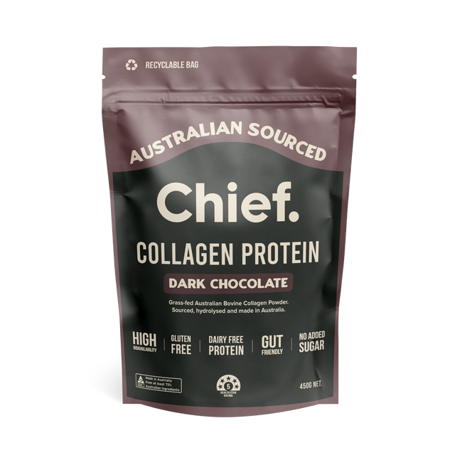 Chief Grass-fed Collagen Protein Powder 450 grams (30 serves)