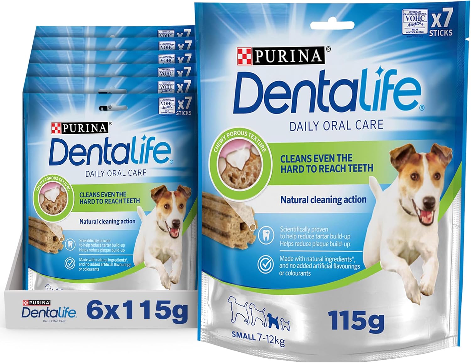 Purina DENTALIFE Small Dog Dental Dog Chews X 6 Packs