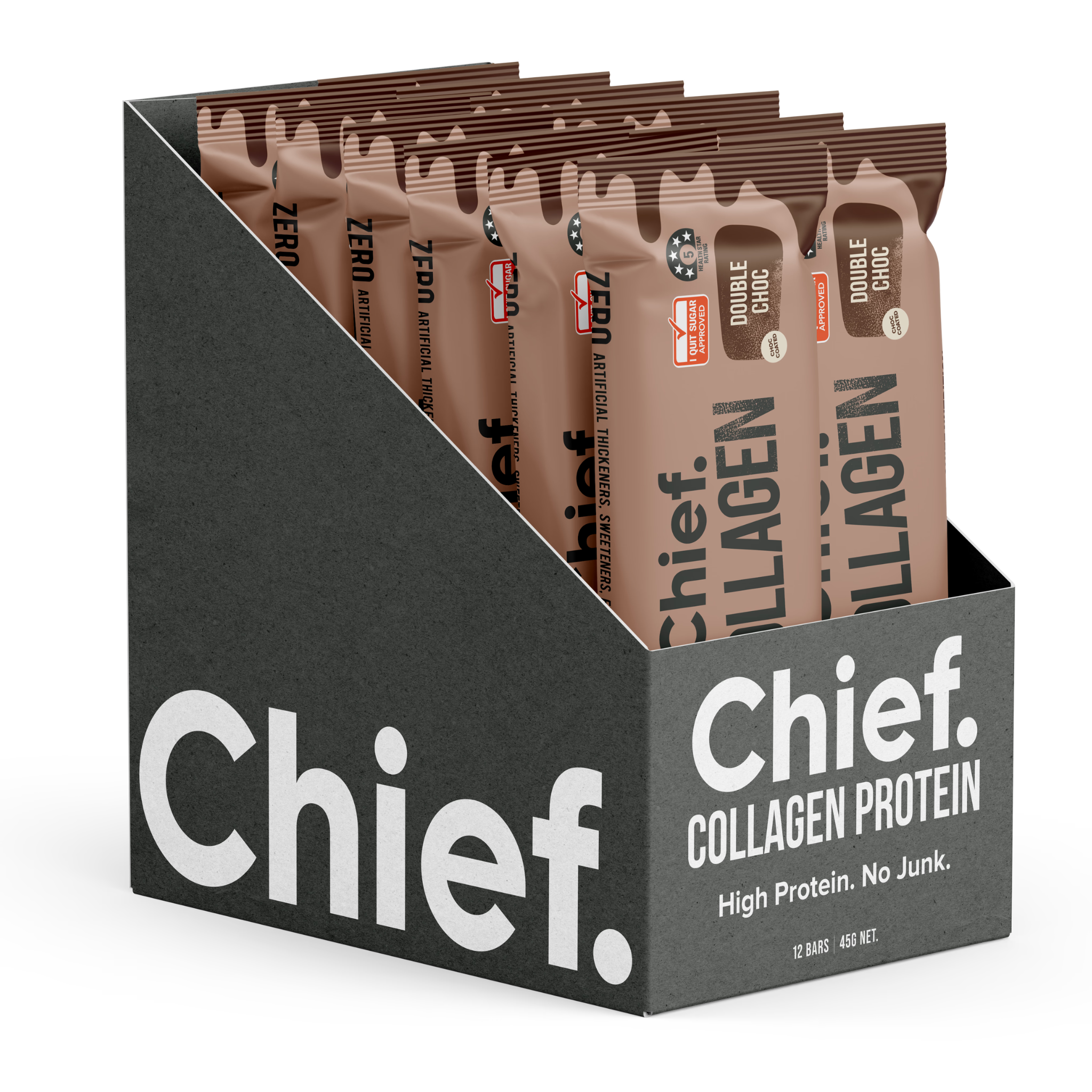 Chief Collagen Protein Double Chocolate Bars