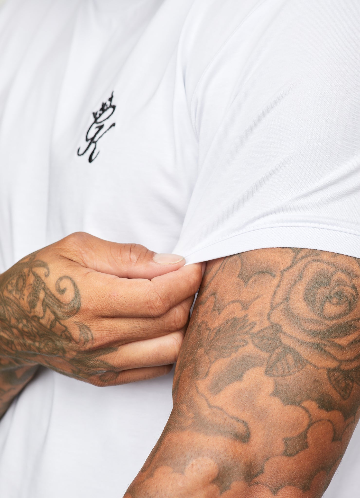 Gym King Fundamental Jersey Tee - White